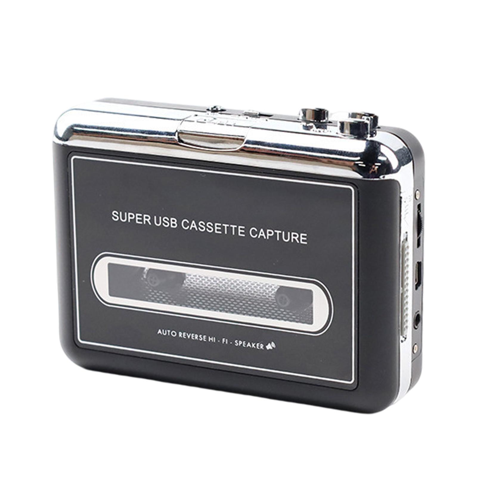 Portable USB Cassette Tape to MP3 Converter   Player