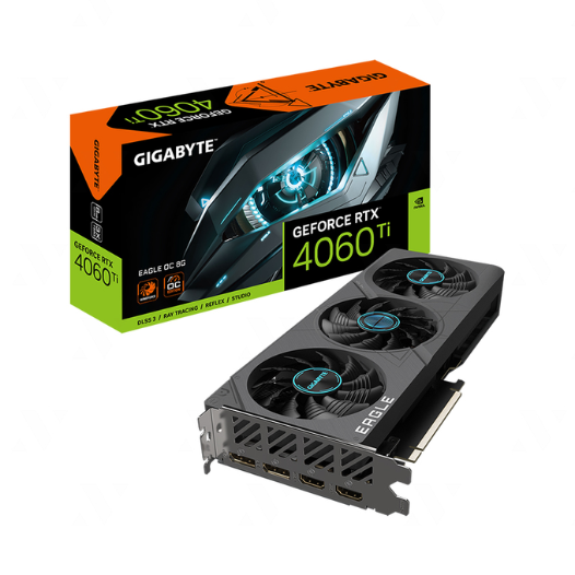 Card màn hình Gigabyte GeForce RTX 4060 Ti EAGLE OC 8G GV-N406TEAGLE OC-8GD - Hàng Chính Hãng