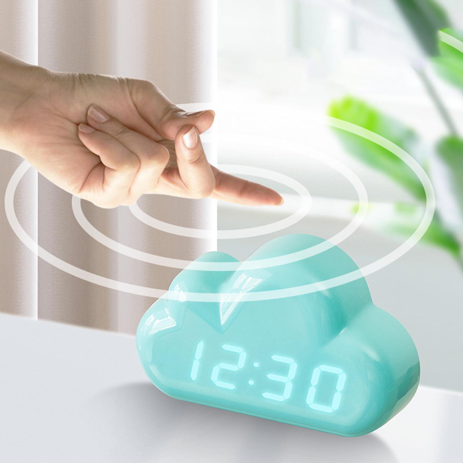 Digital Clock Sound Control Snooze Time Date Temperature Display