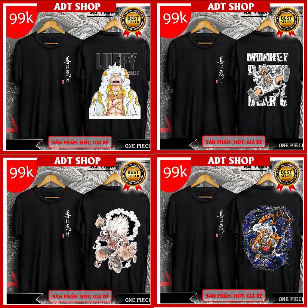 Áo thun One piece - Đảo Hải Tặc in hình - Luffy Gear5 cực chất nhiều mẫu HOT