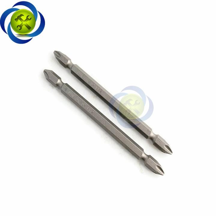 Mũi vặn vít 2 đầu PH2 Suretorq 1674-0302 PL màu xám dài 110mm