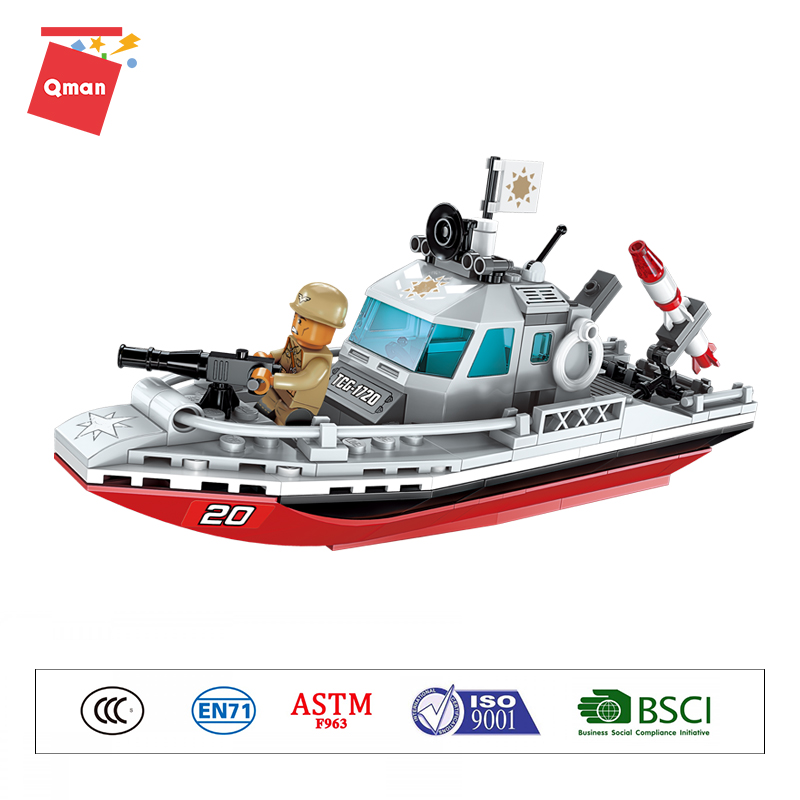 Đồ chơi xếp hình, lắp ráp Qman 1720 - Cuộc xung đột bờ biển