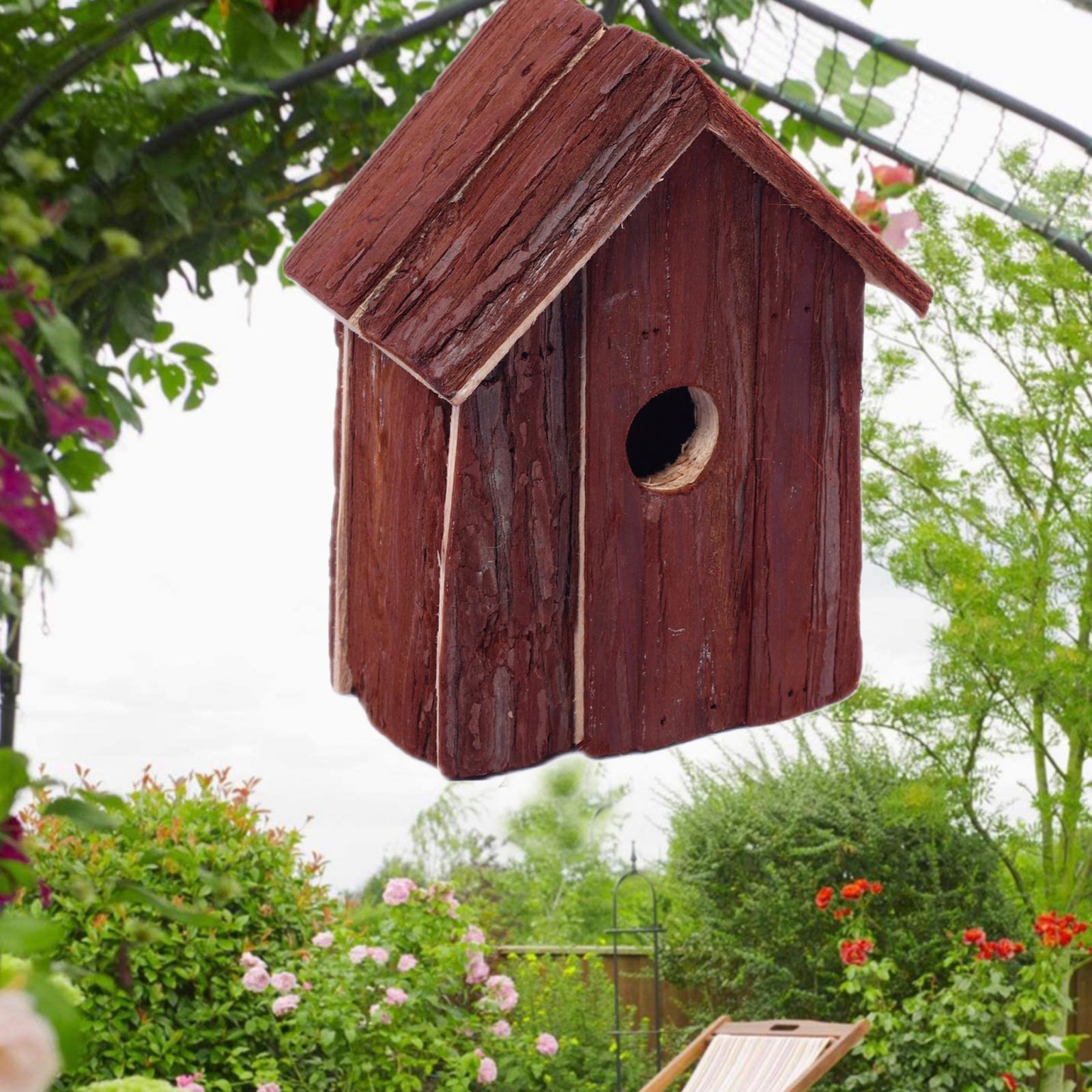 Bird House Durable Bluebird Finch Cardinals House for Garden Outside Parrots