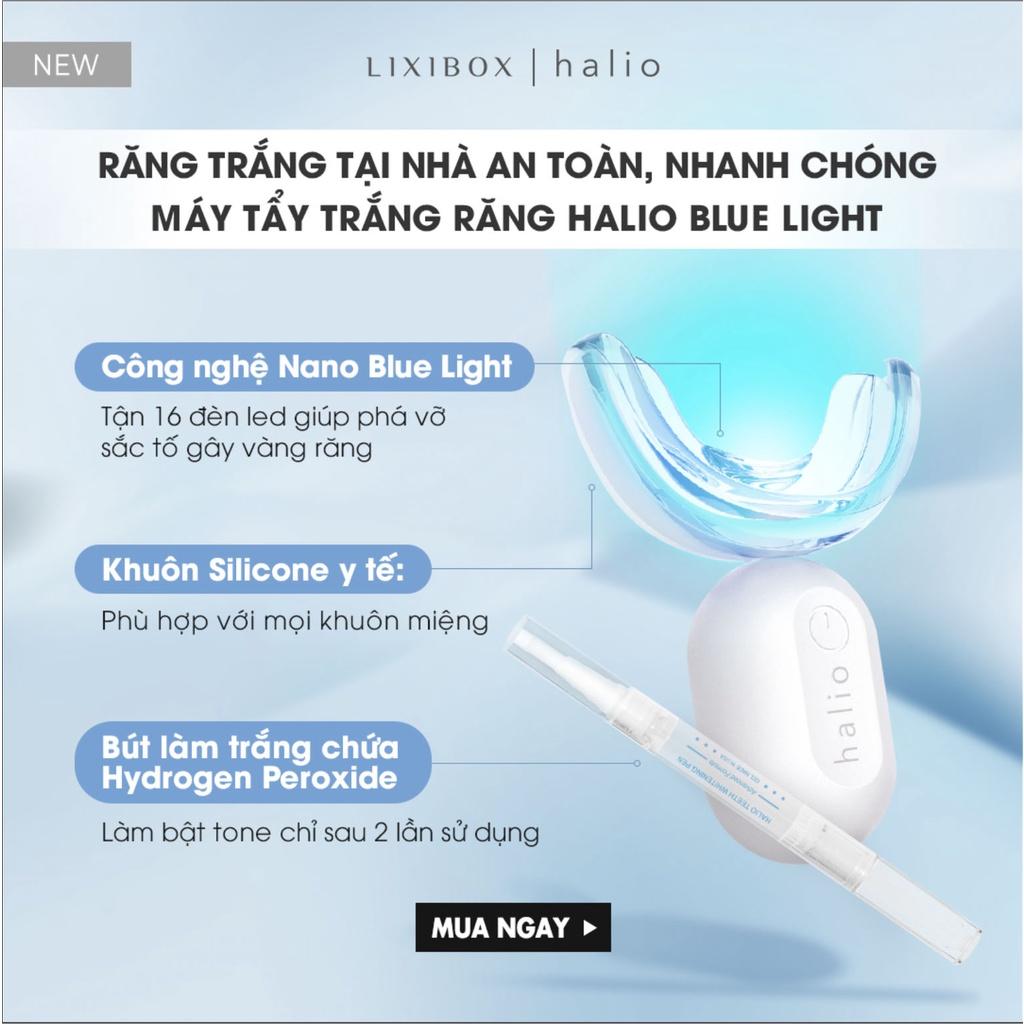 Combo Bàn Chải Điện Làm Trắng Răng Sonic PRO - White Và Máy Tẩy Trắng Răng Halio Blue Light Professional