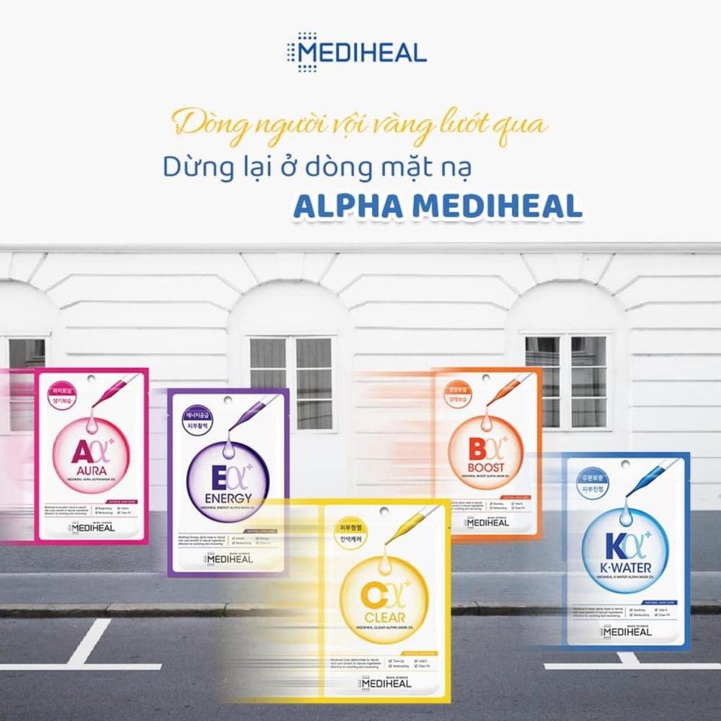 Mặt Nạ Mediheal Aura Alpha Mask Giúp Cấp Ẩm Mờ Thâm Sạm 23ml