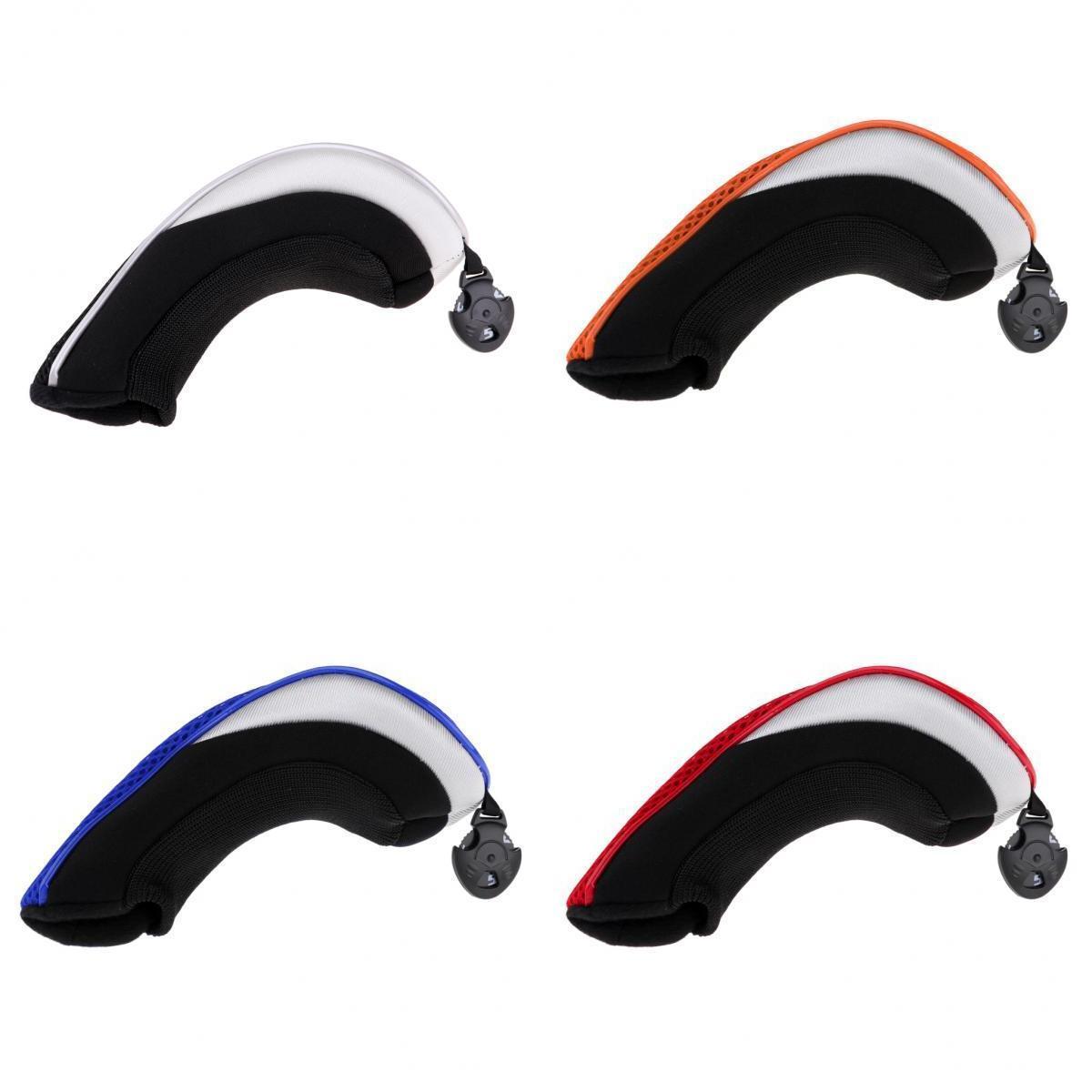 4x Golf Hybrid UT Club Head Cover Headcover with Number Tag