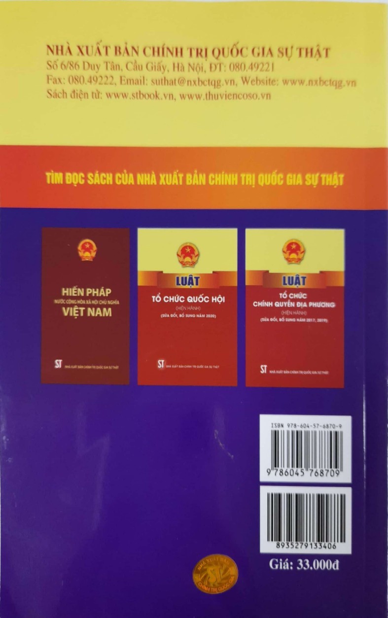 Luật Hoạt Động Giám Sát Của Quốc Hội Và Hội Đồng Nhân Dân (Hiện hành)