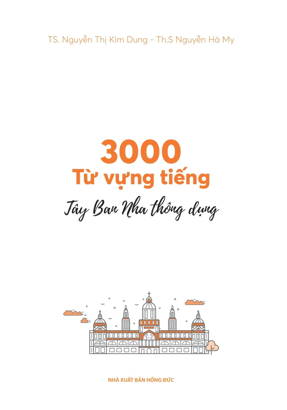 Sách - 3000 Từ Vựng Tiếng Tây Ban Nha Thông Dụng