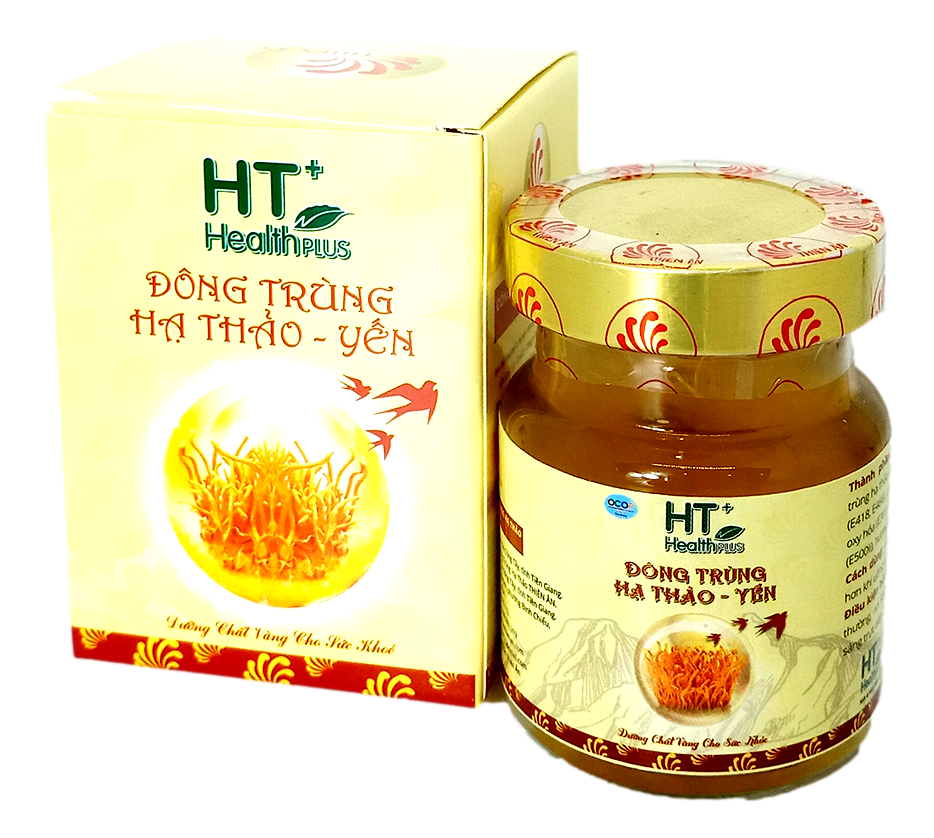 Bộ Quà Tặng Hộp 6 Hũ Đông Trùng Hạ Thảo yến hũ HT Thiên Ân 70ml