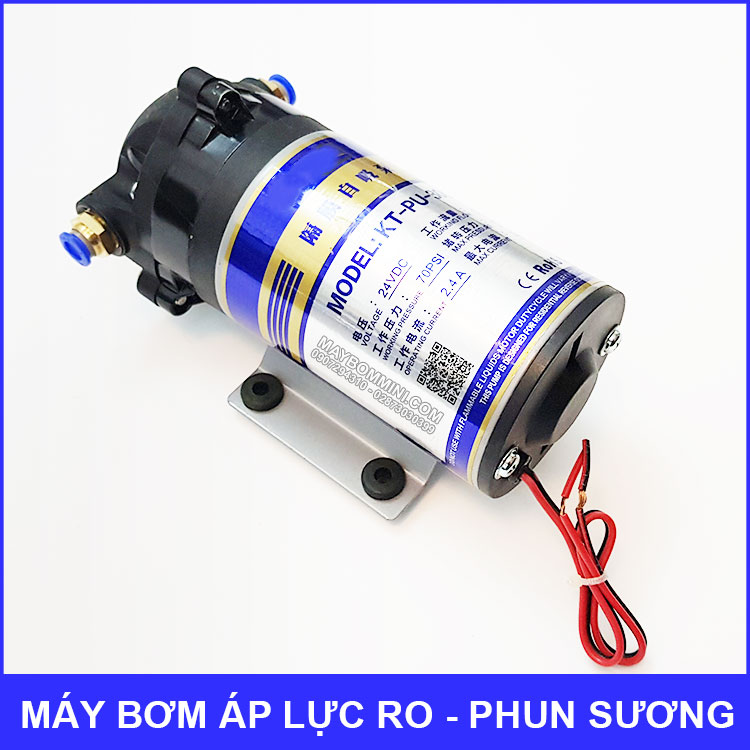 Máy bơm áp lực phun sương lọc nước 24V 114L 300G