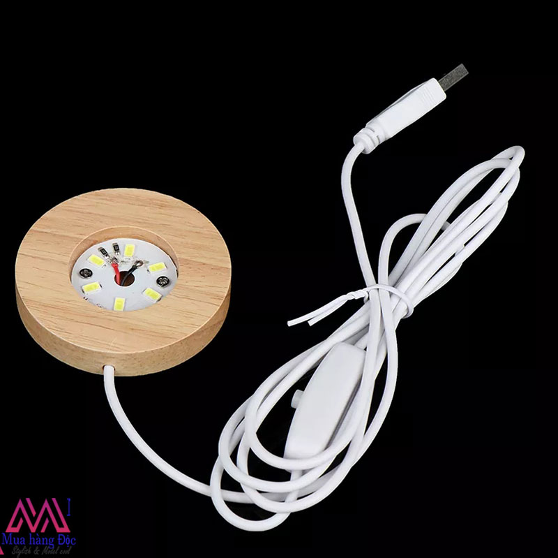 Quả cầu pha lê 12 cung hoàng đạo 6CM khắc 3d Larser đèn led