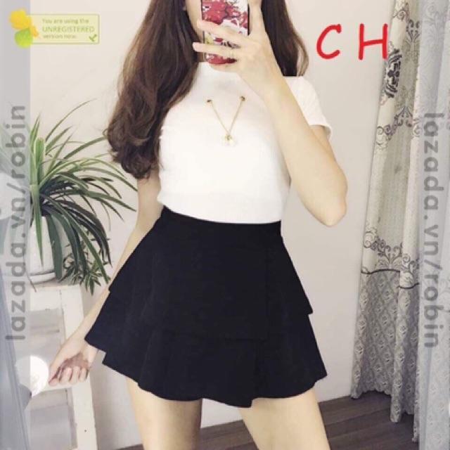 Chân váy hai tầng chất siêu đẹp