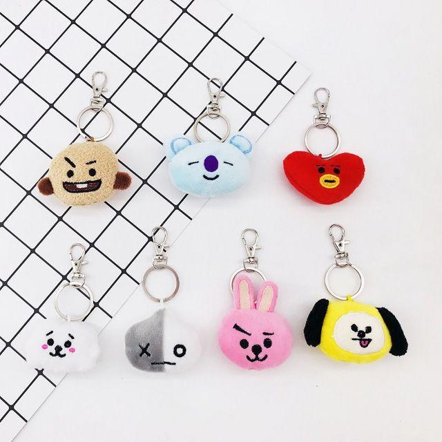 Móc khóa nhồi bông BT21 siêu Cute