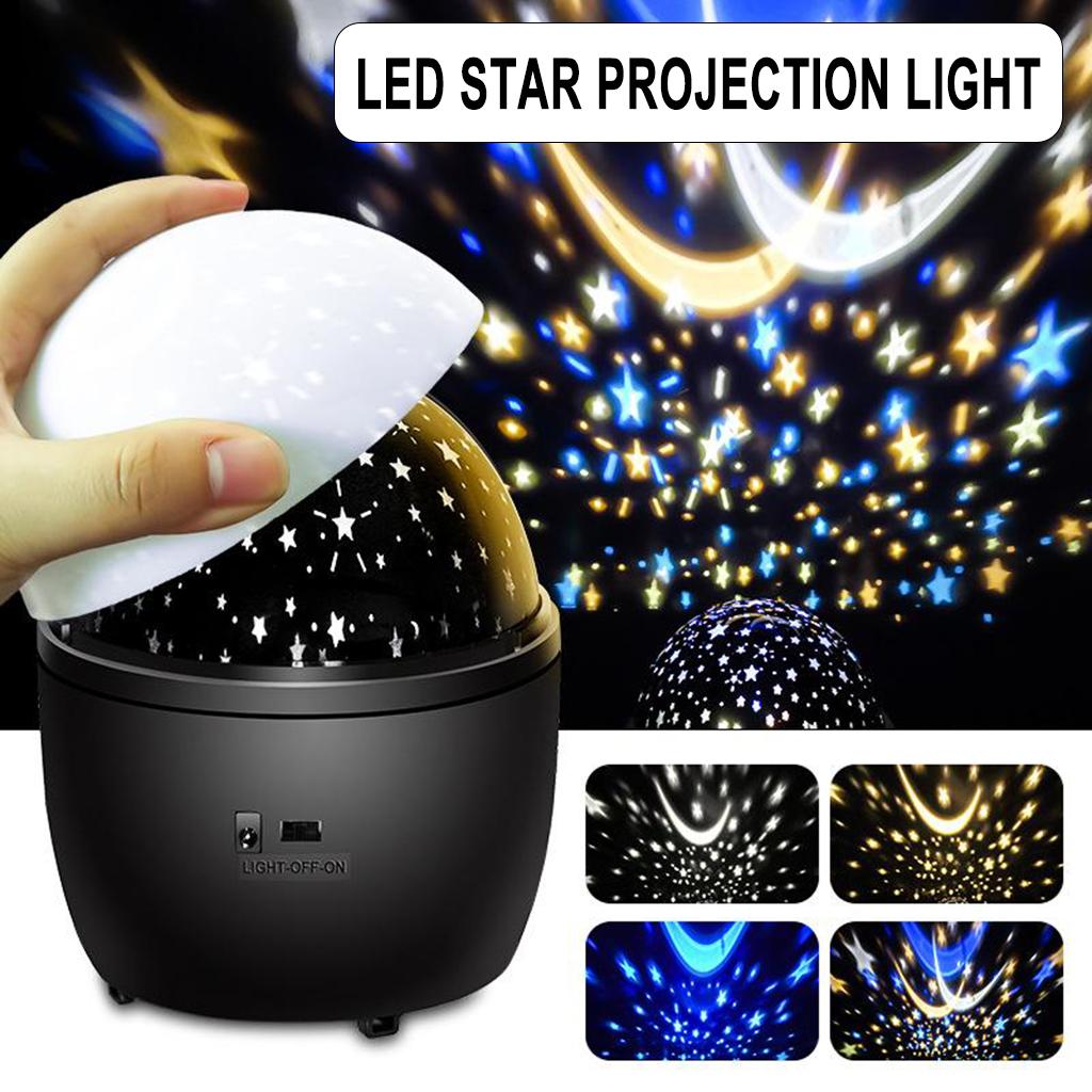 Starry Projector Light Sky Projection Lamp, Baby Kids Adult Night Light with Timer, for Bedroom Living Room Decor Party, 360 Degree Rotation