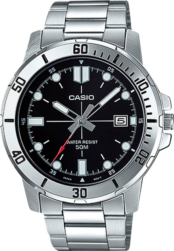 Đồng Hồ Nam Dây Thép Không Gỉ Casio MTP-VD01D-1EVUDF (45mm)