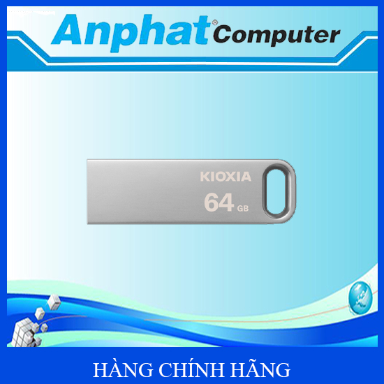 USB KIOXIA 64GB U366 USB 3.2 Gen 1 (LU366S064GG4) - Hàng chính hãng