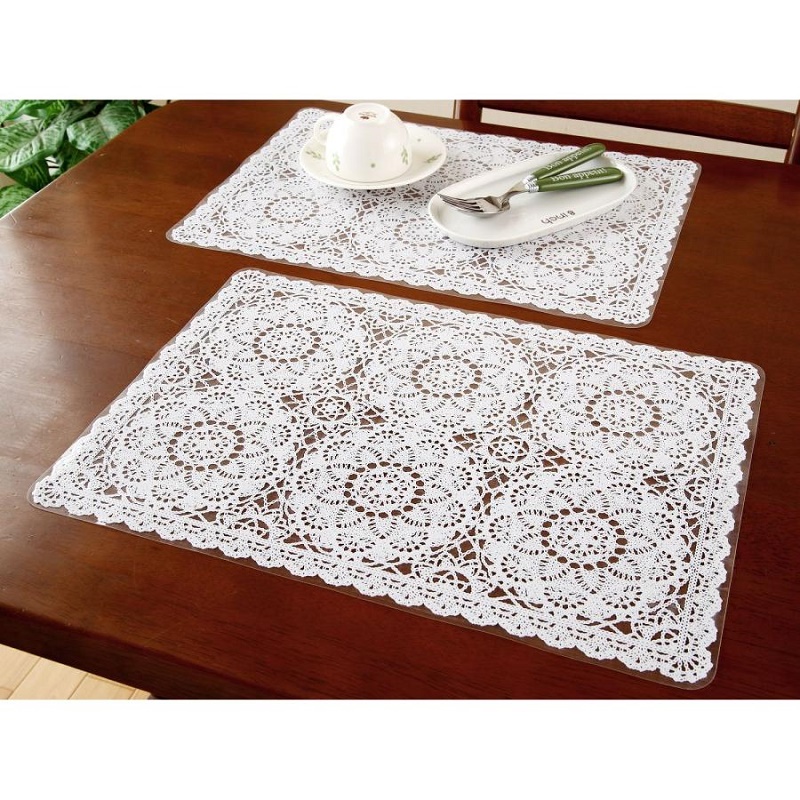 Khăn trải bàn PVC hình chữ nhật 30x42cm