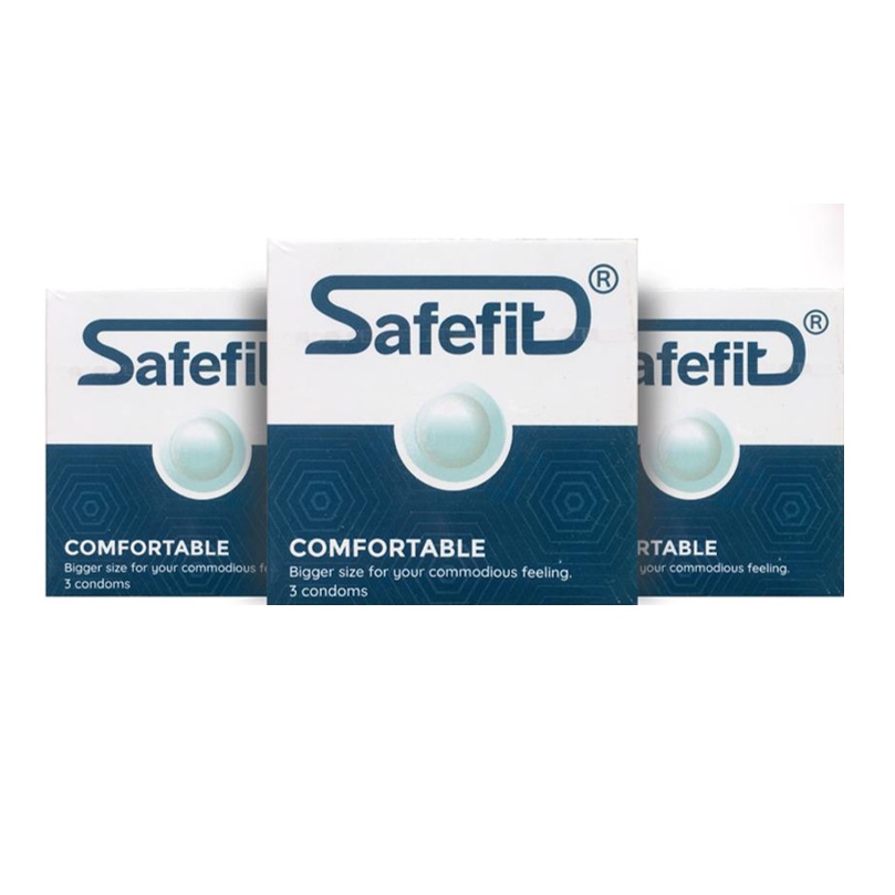 Bao cao su SafeFit Comfortable Size 52 hộp 3 cái