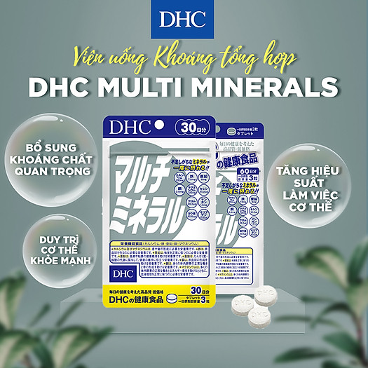 Viên Uống Khoáng Tổng Hợp DHC Multi Minerals 