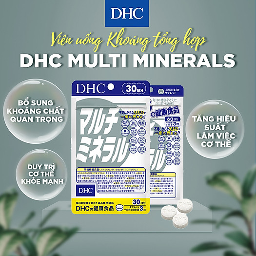 Viên Uống Khoáng Tổng Hợp DHC Multi Minerals