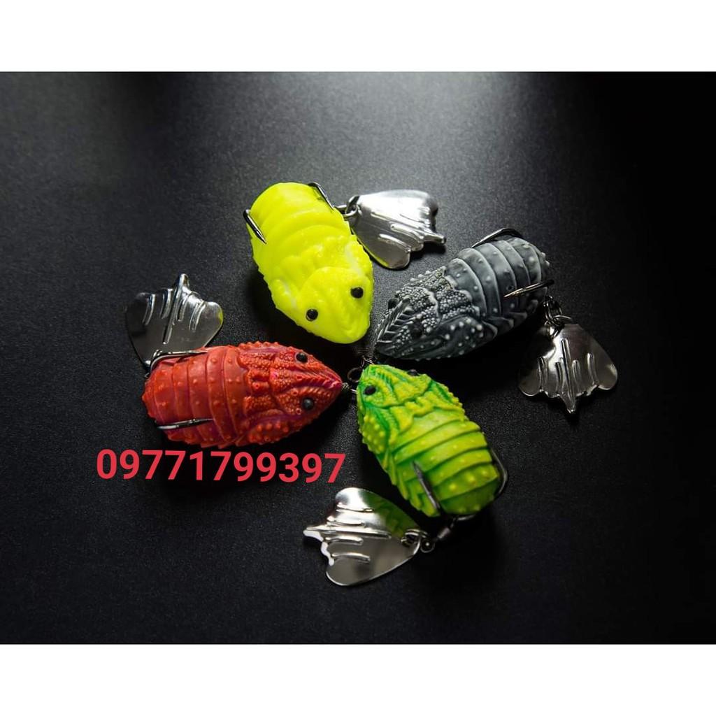 MỒI CÂU LURE NHÁI HƠI THÁI LAN V4 HUNTER CỰC NHẠY