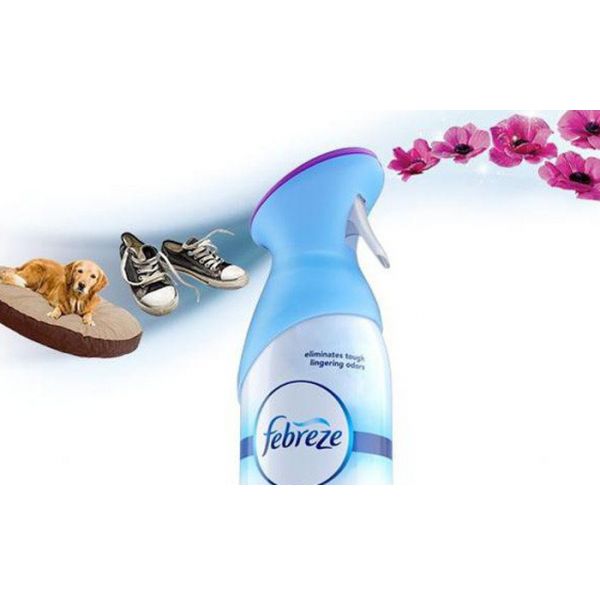 Xịt thơm phòng khử mùi Febreze Air Mediterrranean Lavender 250g - hương hoa Oải hương