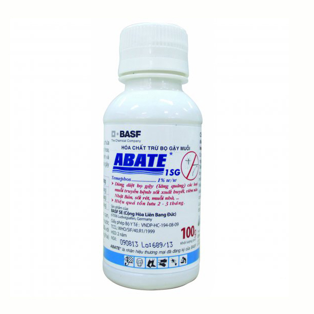 Chất diệt bọ gậy (lăng quăng) Abate 1SC - BAFS CHLB Đức (100g / chai)