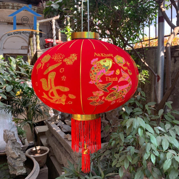 Đèn Lồng đỏ trang trí ngày tết size 60cm 80cm
