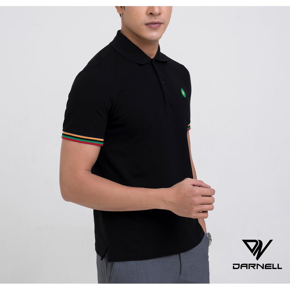 Áo thun polo nam cao cấp logo tròn chất cotton mềm mịn thấm hút mồ hôi chính hãng DARNELL DN04