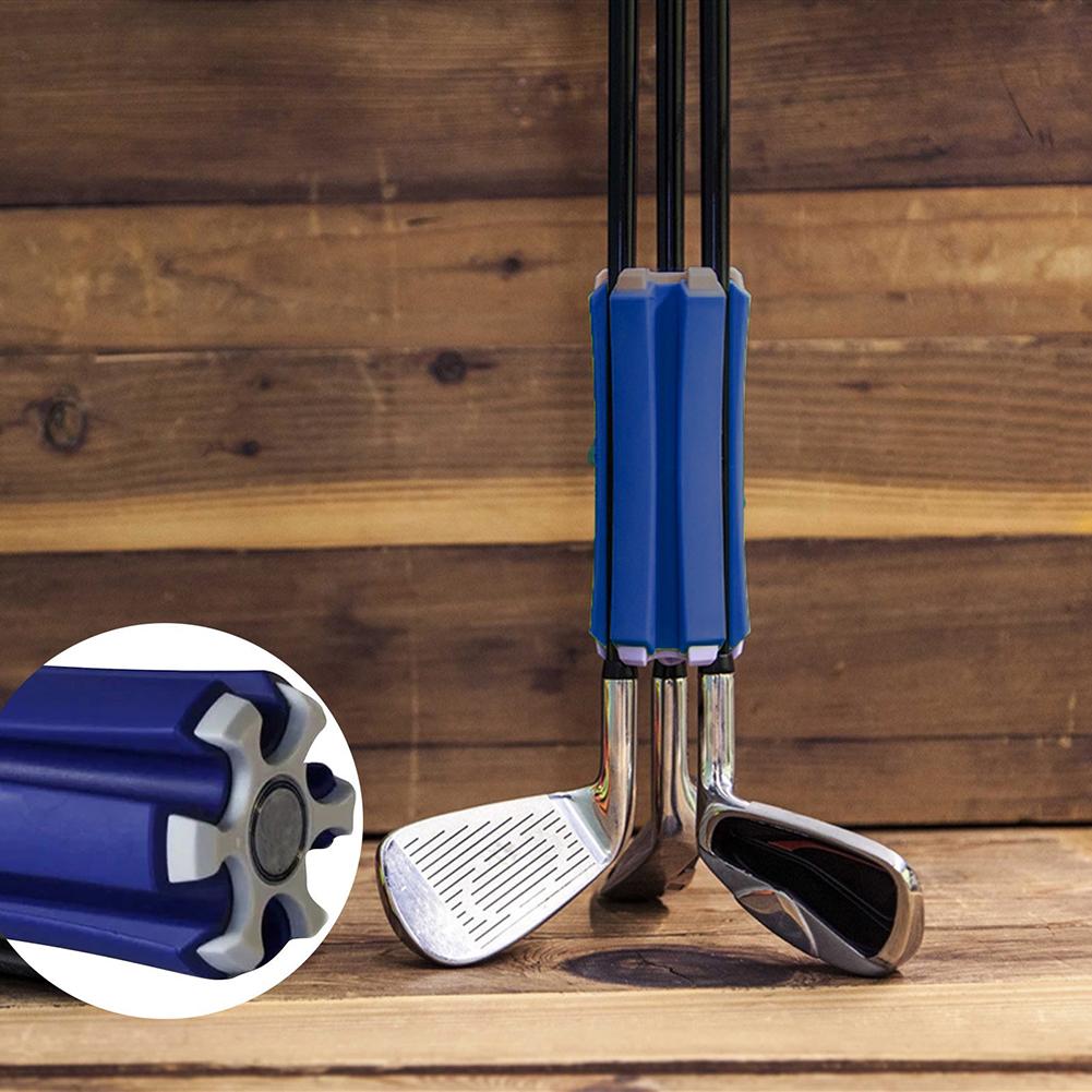 Người lưu giữ câu lạc bộ golf Câu lạc bộ golf di động cố định clip clip đứng câu lạc bộ golf giá đỡ giá đỡ các phụ kiện thể thao ngoài trời Color: Grey