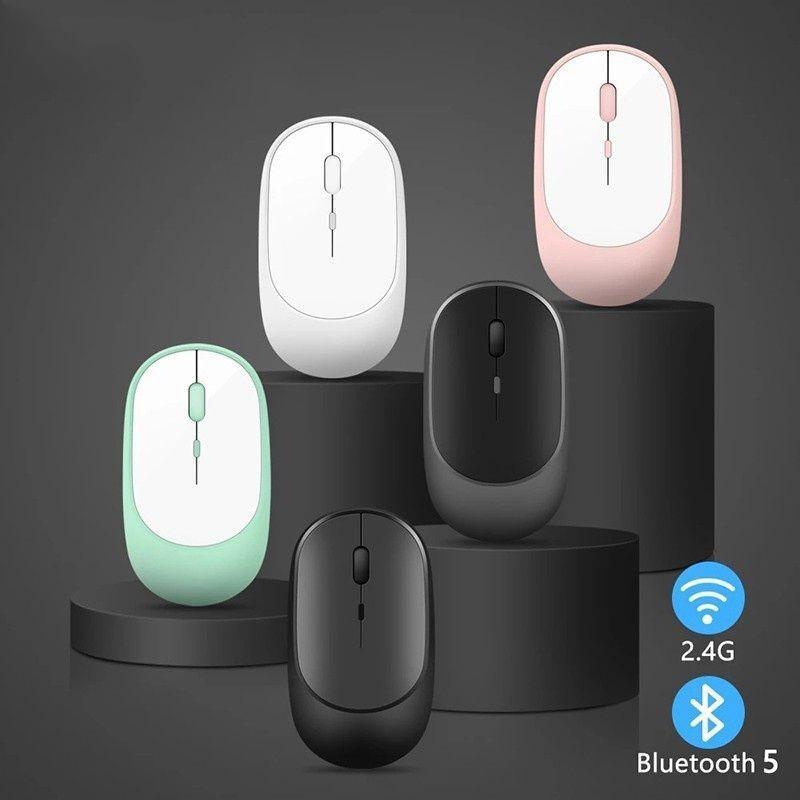 Chuột Không Dây Bluetooth 2.4G Cho ĐiệN ThoạI Và Laptop