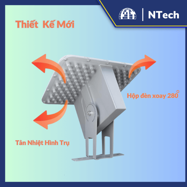 Đèn Pha Năng Lượng Mặt Trời 100W Blue Carbon BCT-TT 1.0