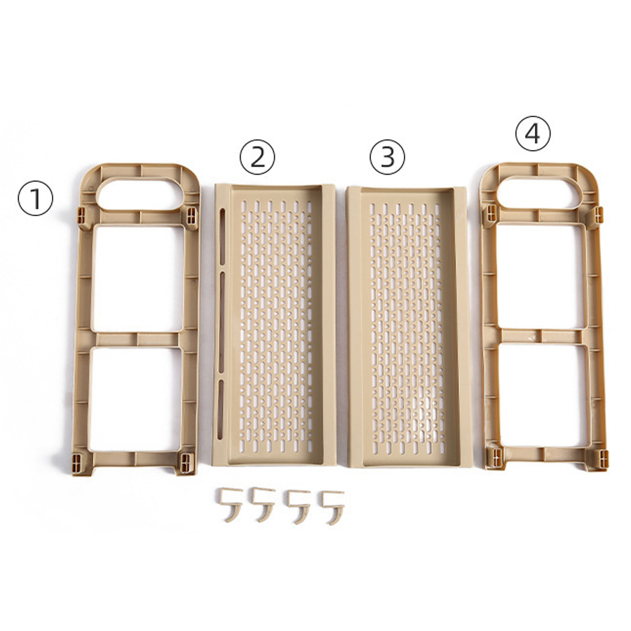 Khay đựng thực phẩm gia vi- Kệ đựng gia vị- Kệ gia vị 2 tầng