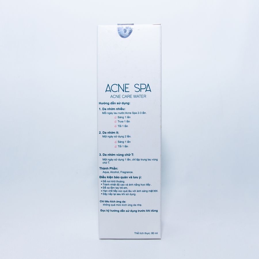 Nước hoa hồng làm sạch nhờn Acne Spa Acne Care Water - 80ml - Làm sáng da và cân bằng độ nhờn trên da