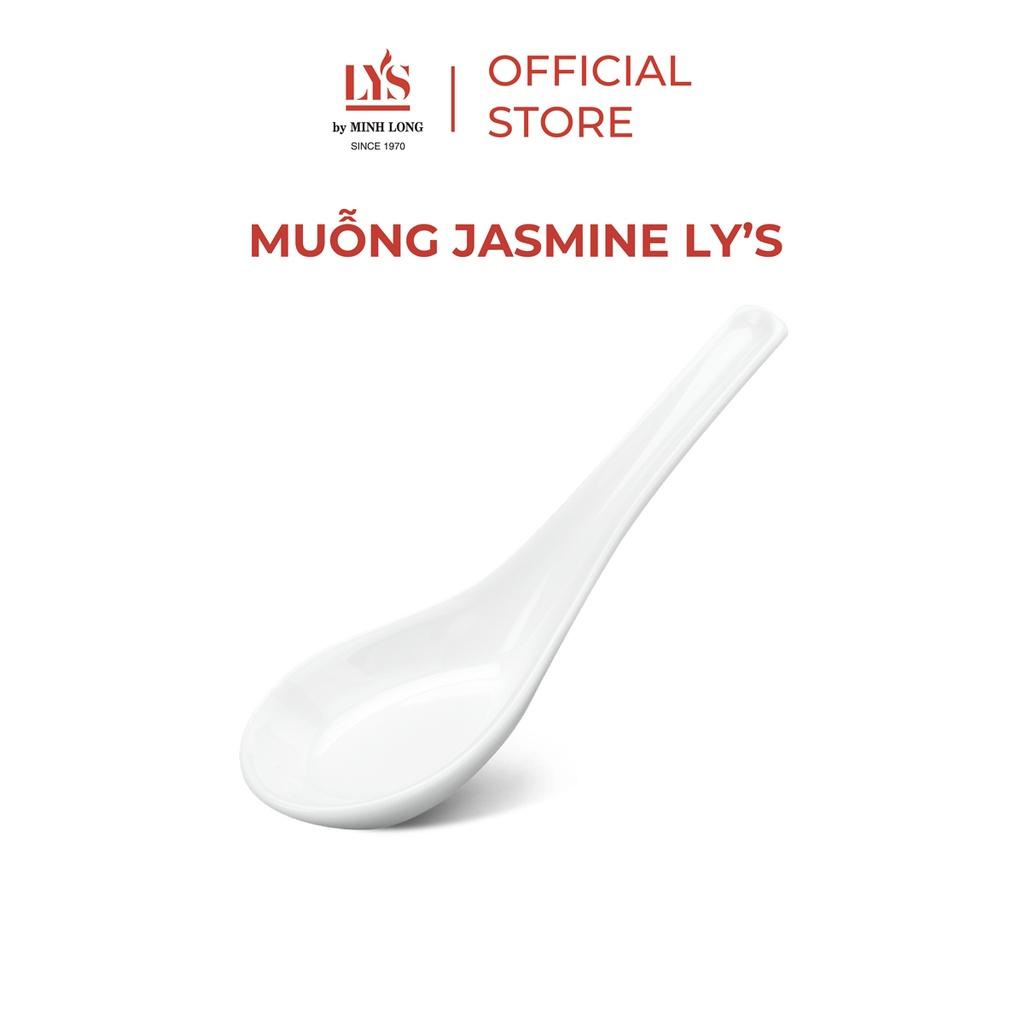 Muỗng Sứ Minh Long Jasmine Trắng Ngà