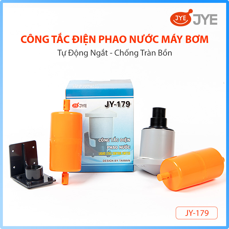 Phao Điện Chống Tràn Bồn Nước Tự Động JYE (JY-179), Phao Nước Điện Thông Minh Tự Ngắt - Hàng Chính Hãng