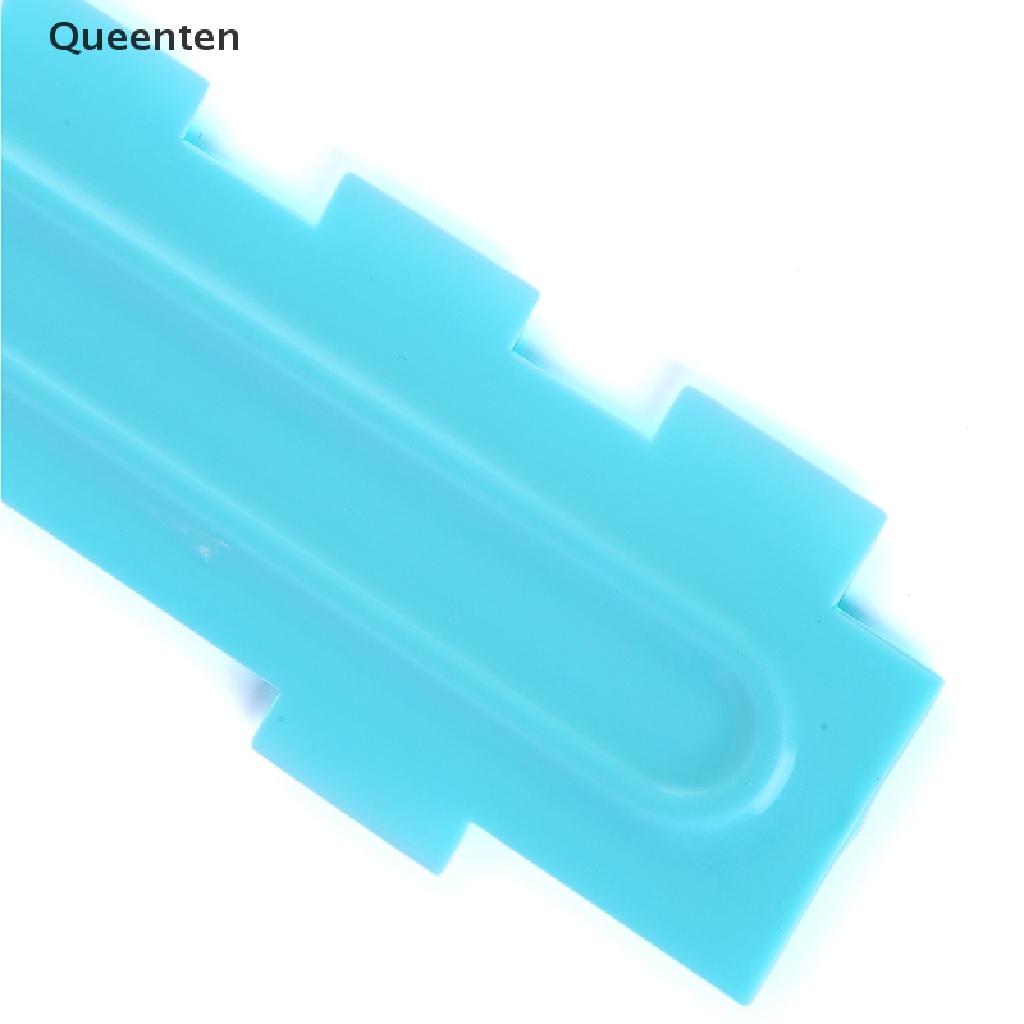 Queenten 1pc Cream Scraper Teeth Edge DIY Scraper Cake Decorating Spatulas Tools VN