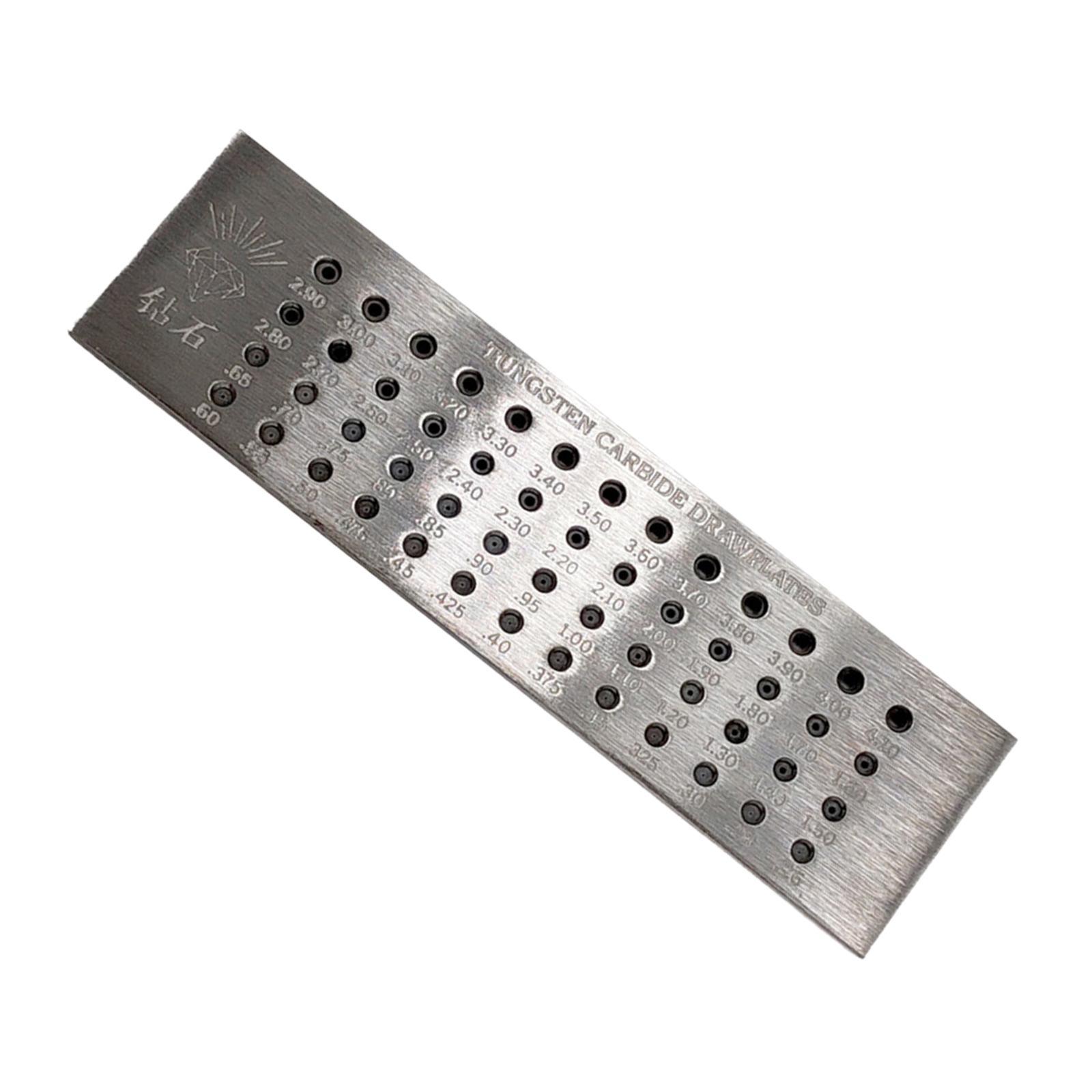 Wire Drawplate Jewelry Making Polishing Tungsten Carbide Wire Draw Plate
