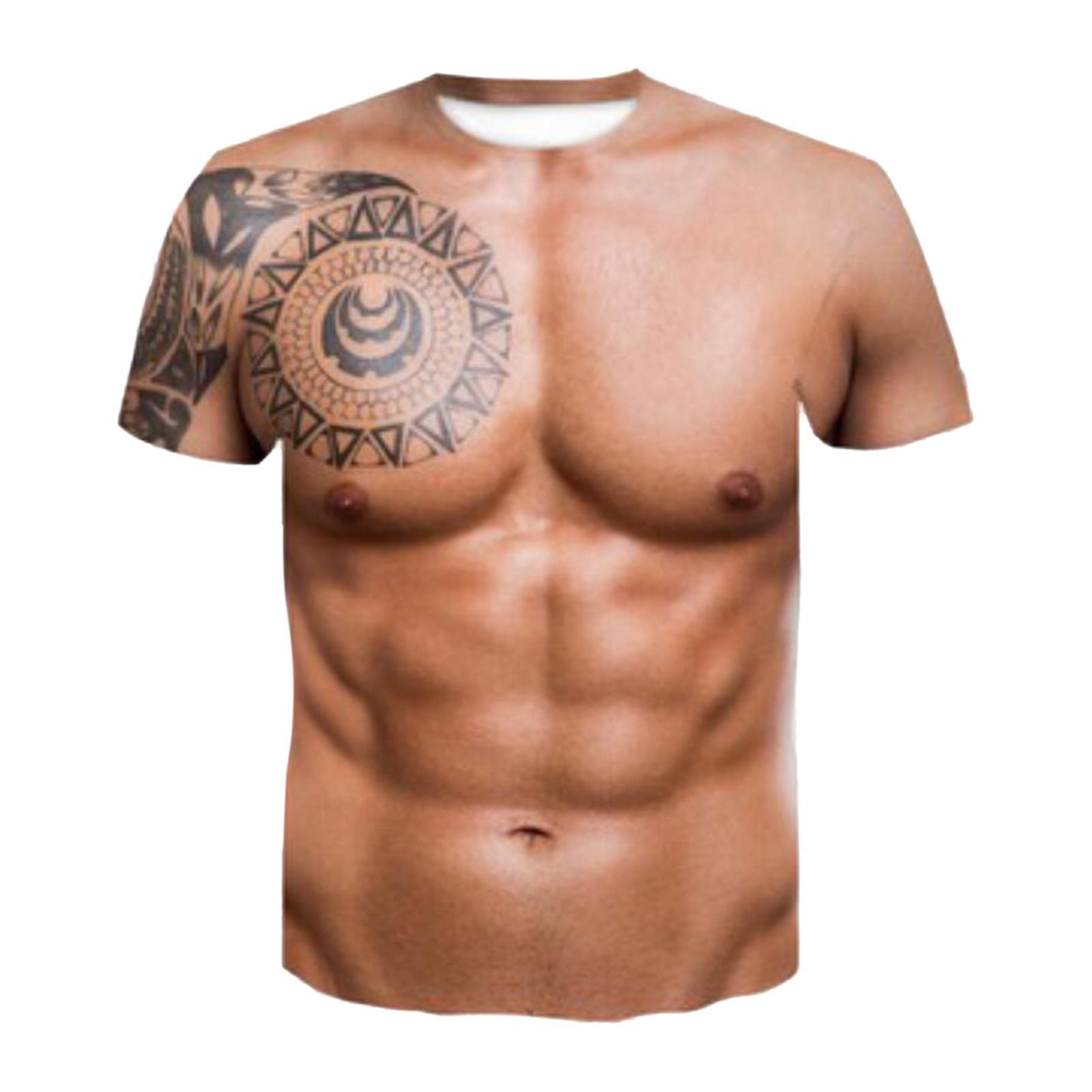 3\' T Shirt Fitness Tee Strongman Breathable Graphic Short Sleeve for Club Party