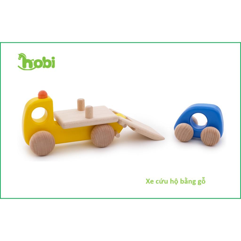 Đồ chơi gỗ việt nam xuất khẩu châu âu - Xe cứu hộ - trò chơi nhập vai