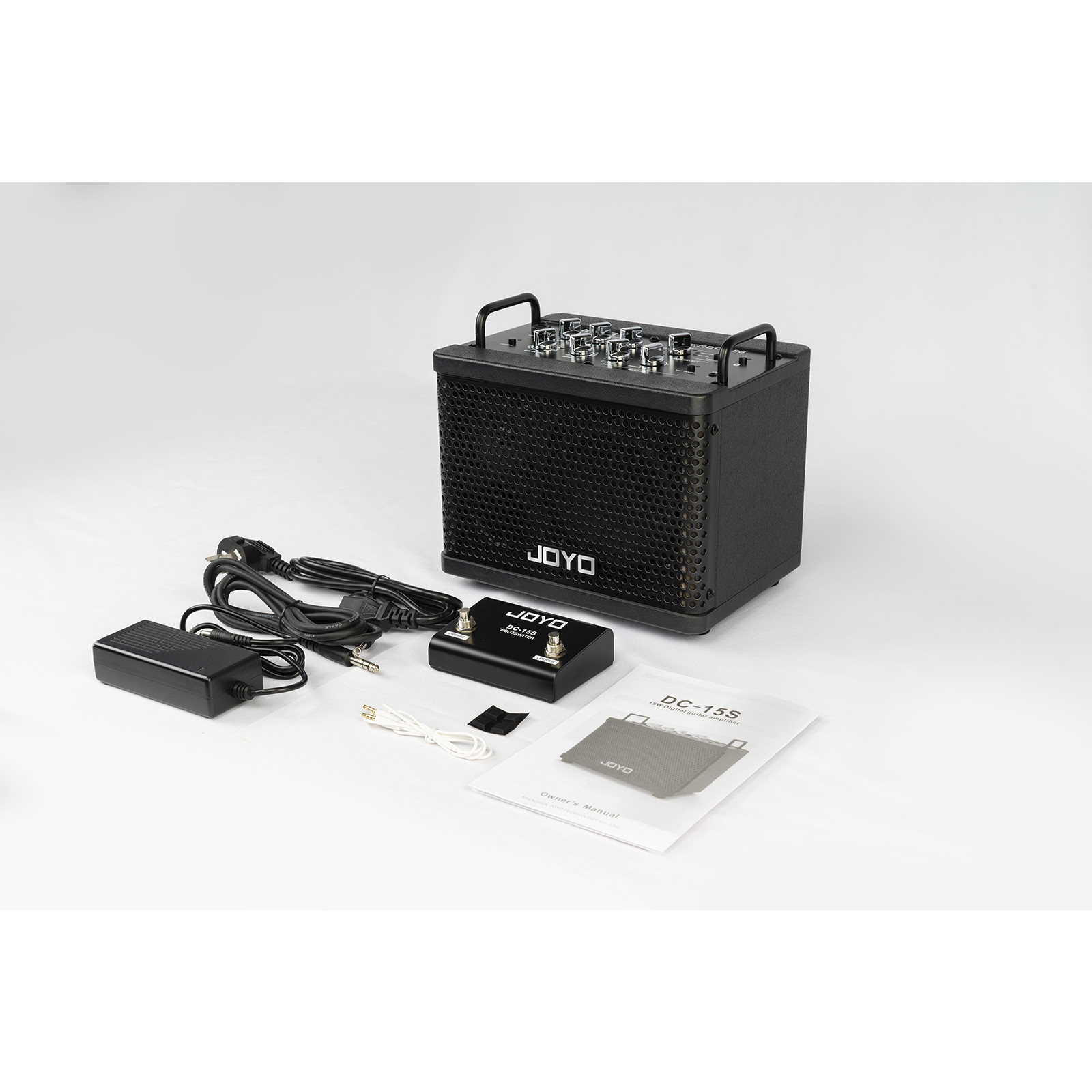 Joyo DC-15S Digital rechargeable Bluetooth guitar amp - Amplifier Guitar Joyo DC-15S Kèm Footswitch có Pin, Bluetooth