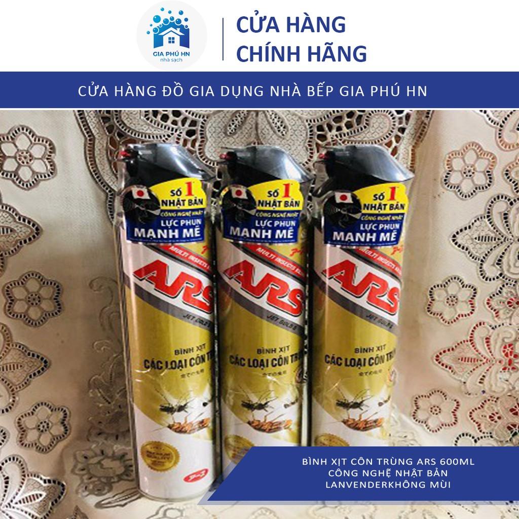 Bình Xịt Côn Trùng ARS Dung tích 600ml Đuổi muỗi, gián, kiến