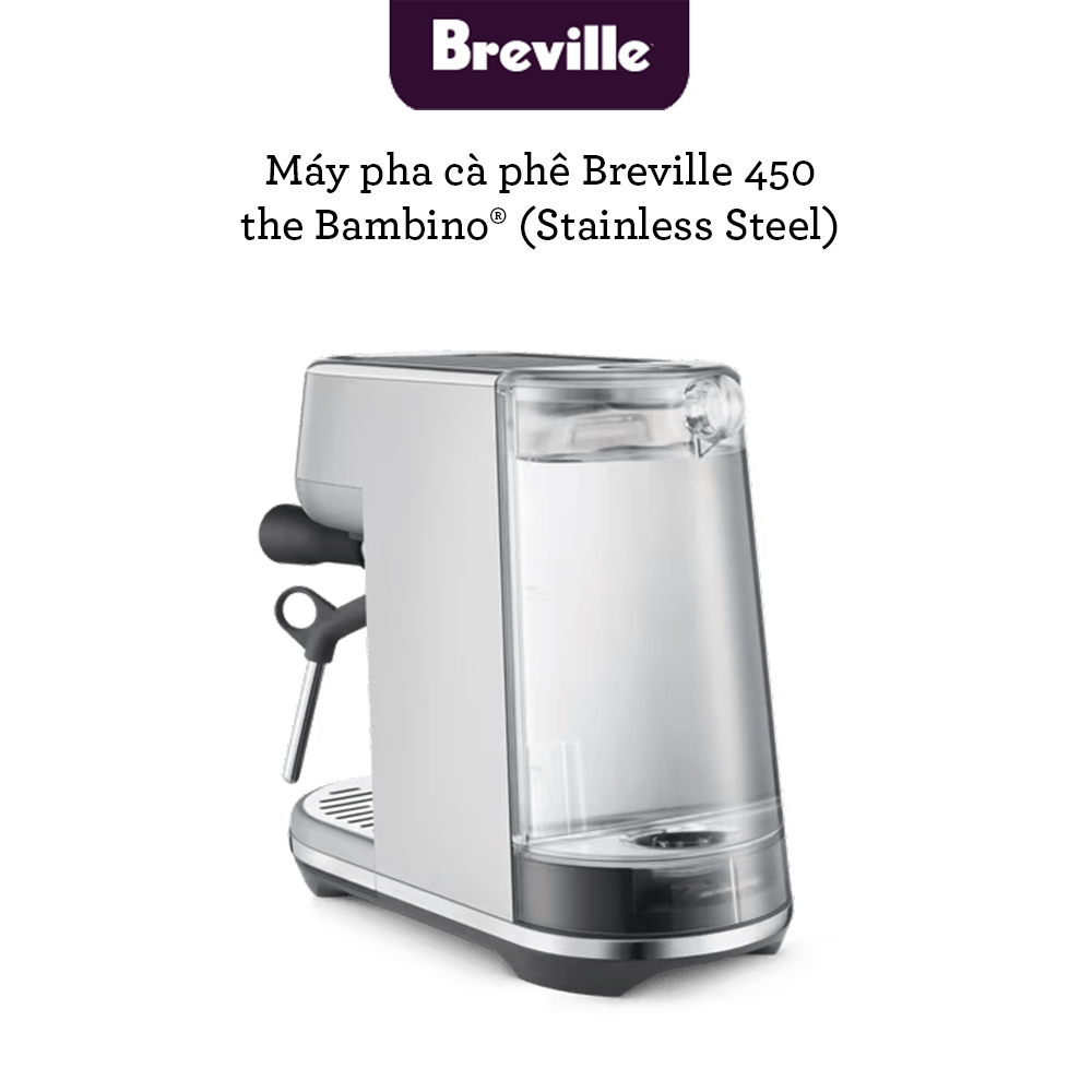 Máy pha cà phê Breville the Bambino BES 450 BSS - Hàng chính hãng