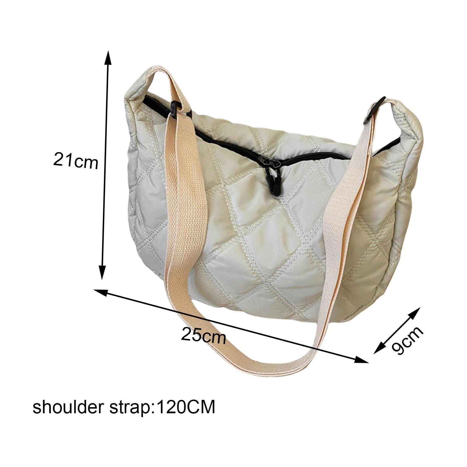 Women Crossbody Bags Oxford Cloth Shoulder Bag Big Capacity Tote Beach Dumpling Bun