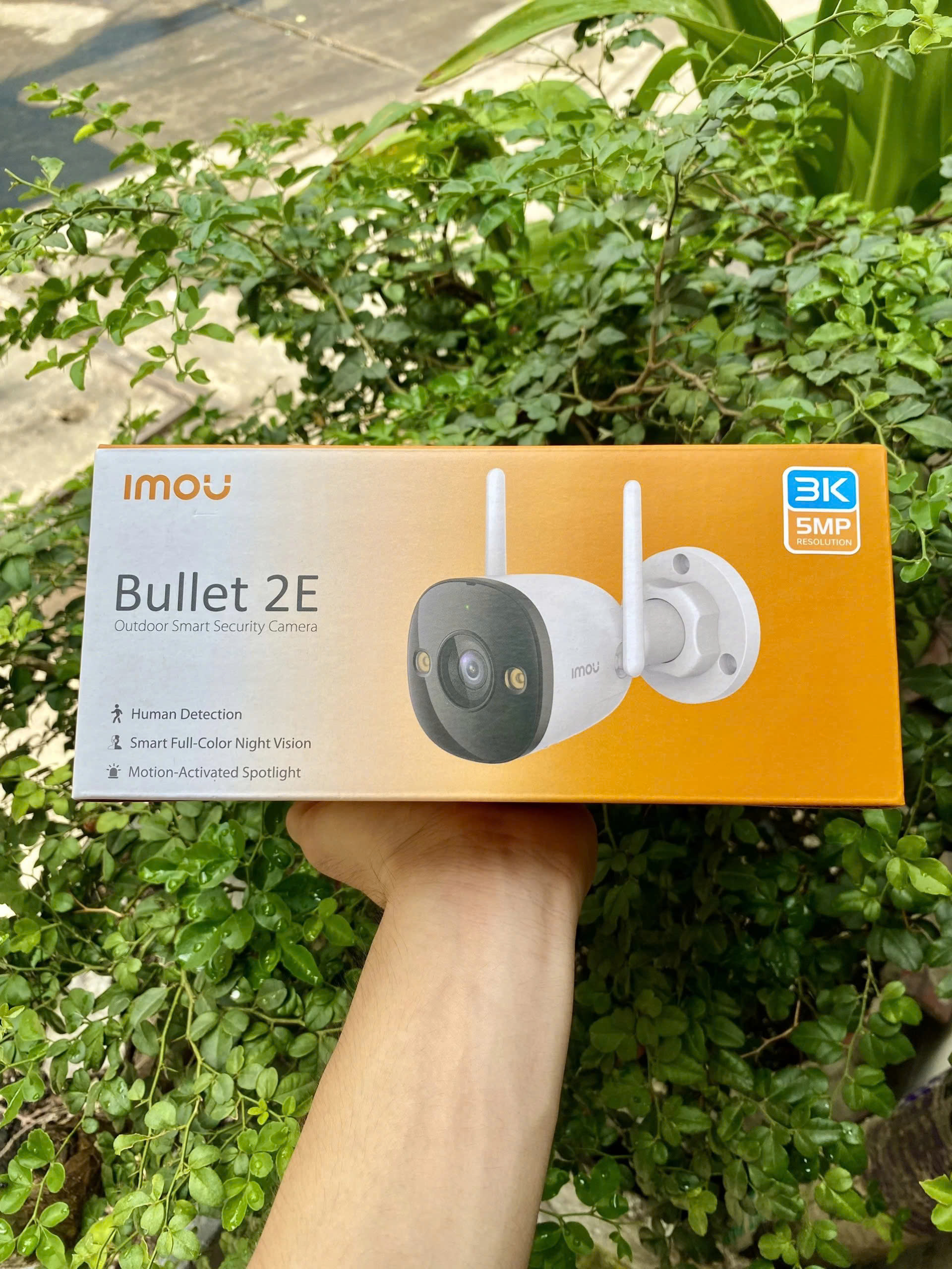 Camera Wifi ngoài trời IMOU IPC-F52FP 5MP-Có màu ban đêm-Angten đôi - Chống nước IP67-hàng chính hãng
