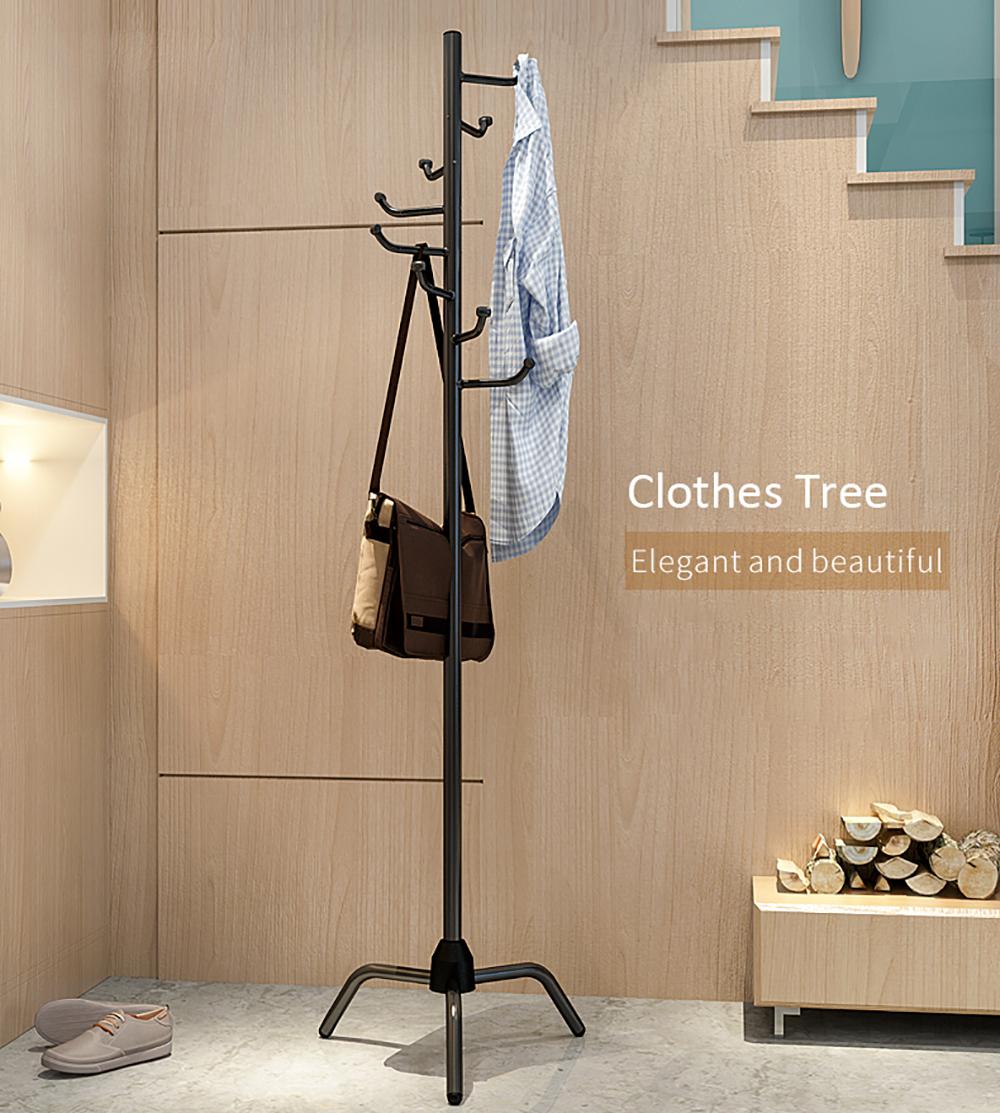 Cây treo quần áo thiết kế hing xoán ốc Được làm bằng thép cacbon và sơn ở nhiệt độ cao, chống gỉ và bền.