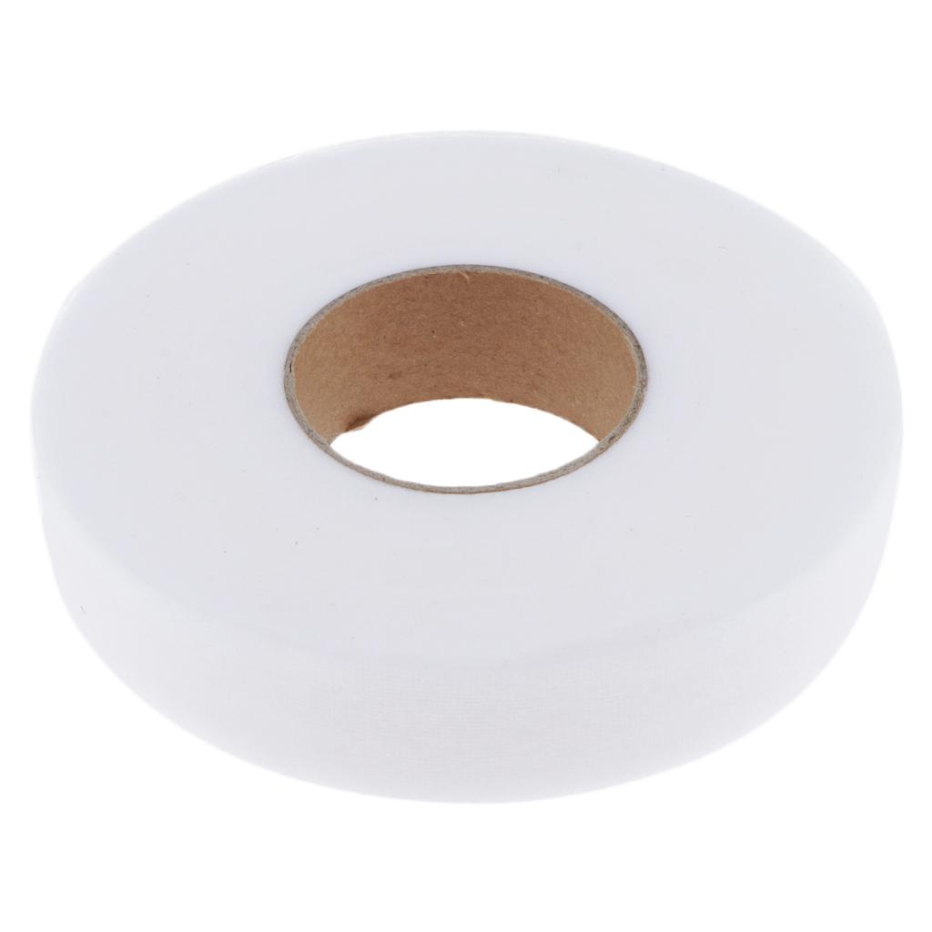 2 Roll Iron on Fabric Fusing Tape 25mm Adhesive Hemming Tape 90 Yards/each