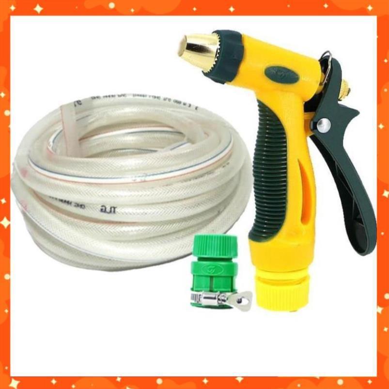 Bộ dây vòi xịt nước rửa xe,tưới cây tăng áp 3 lần 15M 206317