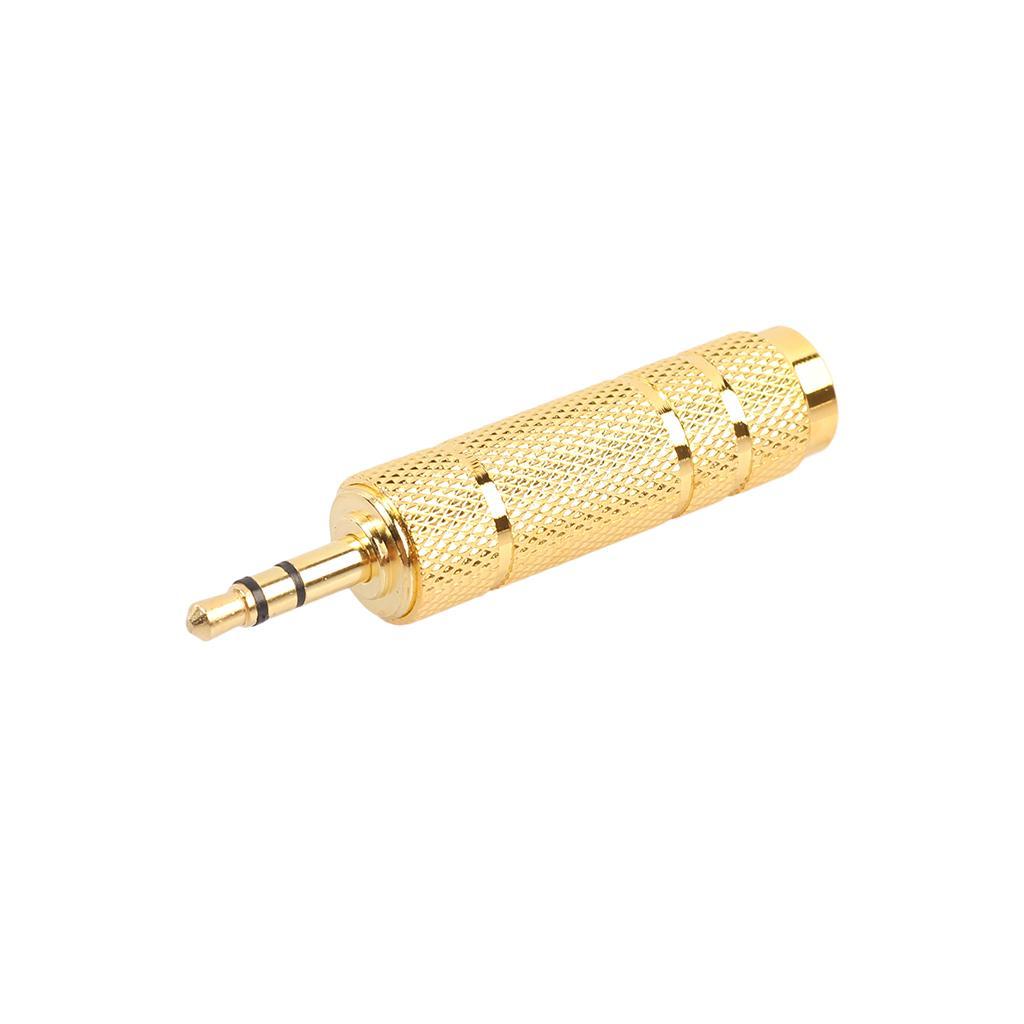 2-3pack 3.5mm Male Plug to 6.35mm Female Stereo Jack Audio Adapter for Headphone