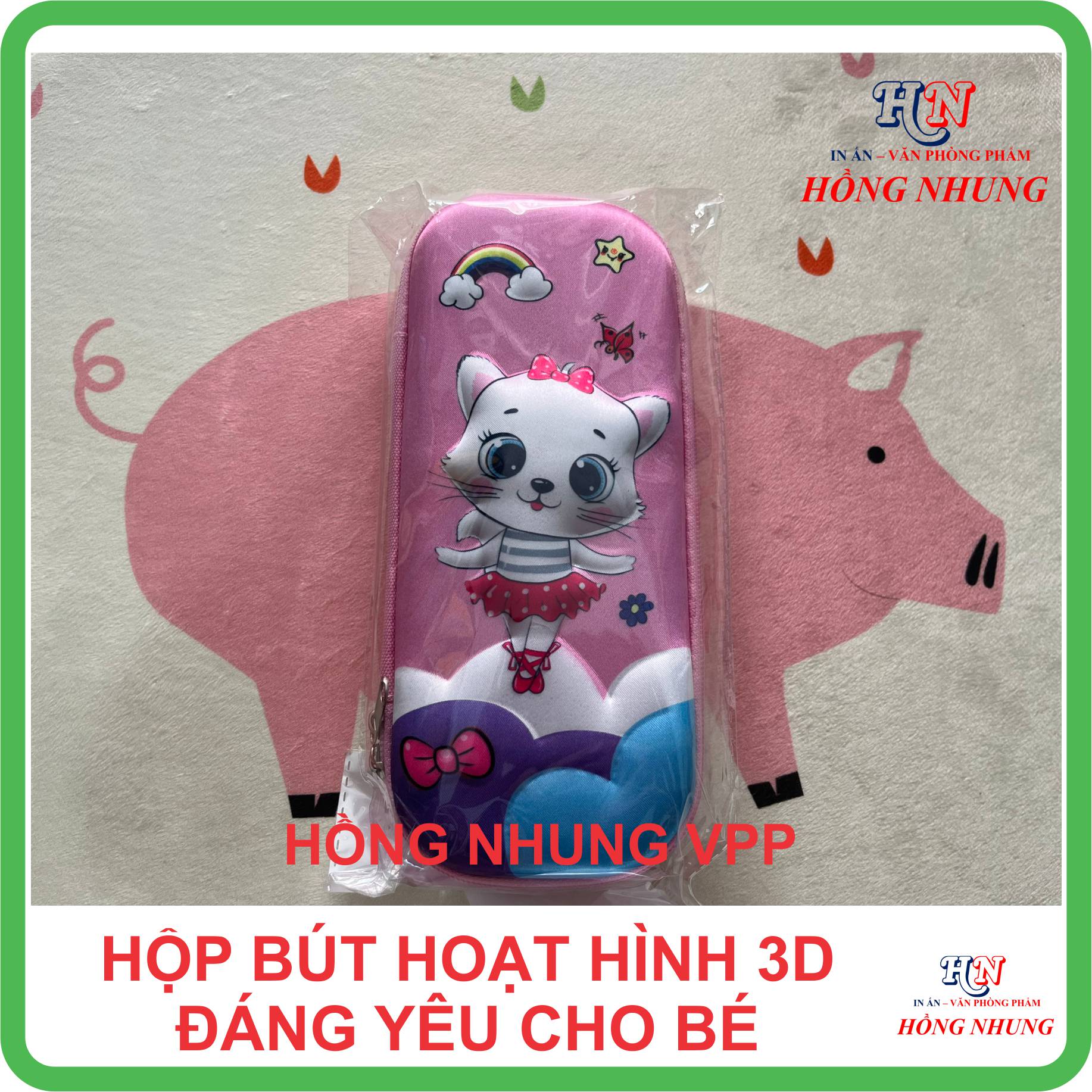 Hộp Bút Trẻ Em Hoạt Hình 3D đáng yêu Cho Bé - NHIỀU MẪU ĐẸP, BẮT MẮT